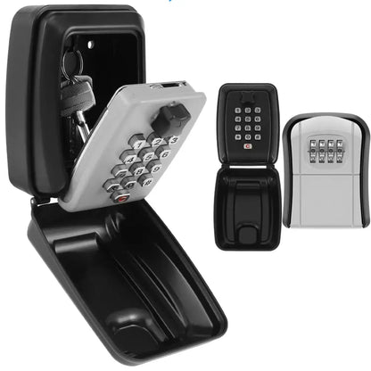 Wall-Mount Key Lock Box with Code (4 types available)