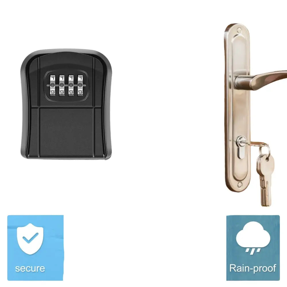 Wall-Mount Key Lock Box with Code (4 types available)