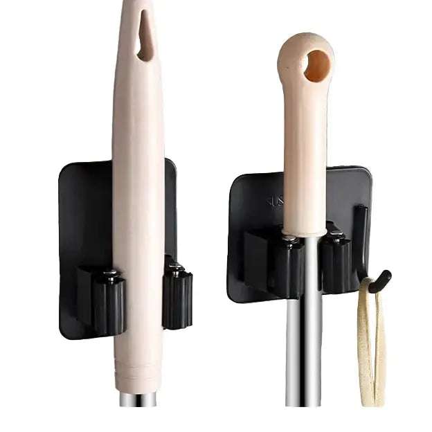 Wall-Mount Mop & Broom Holder