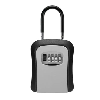 Wall-Mounted Key Keeper – 4-Digit Lock Box (available in Gray & Black)