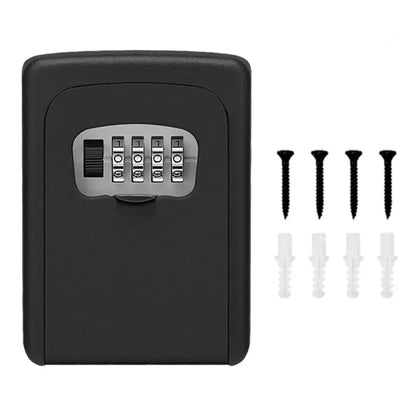 Wall-Mounted Key Keeper – 4-Digit Lock Box (available in Gray & Black)