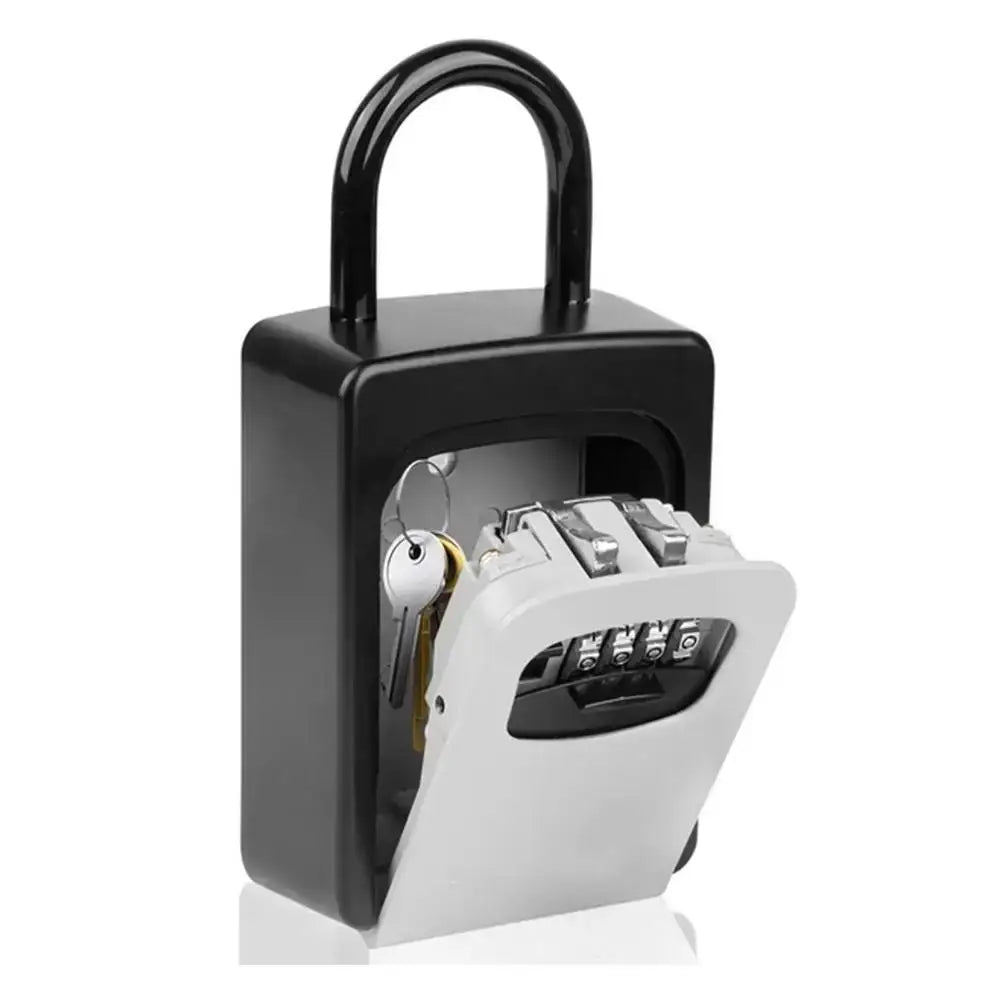 Wall-Mounted Key Keeper – 4-Digit Lock Box (available in Gray & Black)