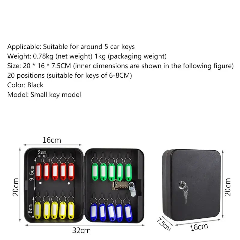 Wall-Mounted Password Key Box (different sizes available)