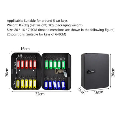 Wall-Mounted Password Key Box (different sizes available)