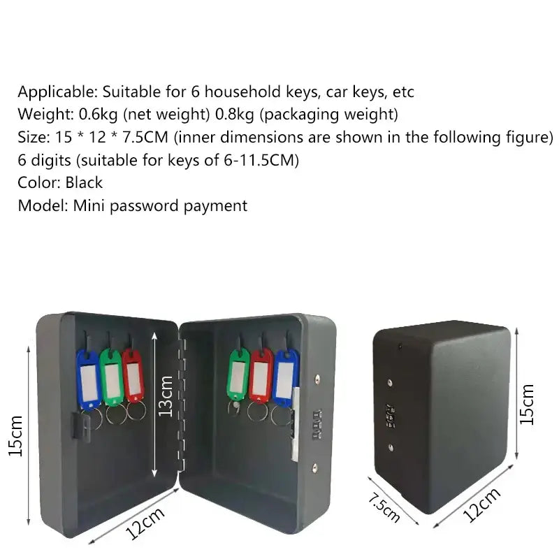 Wall-Mounted Password Key Box (different sizes available)