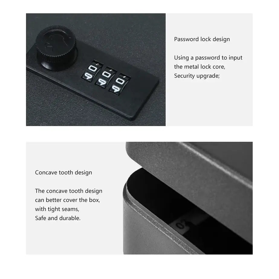 Wall-Mounted Password Key Box (different sizes available)