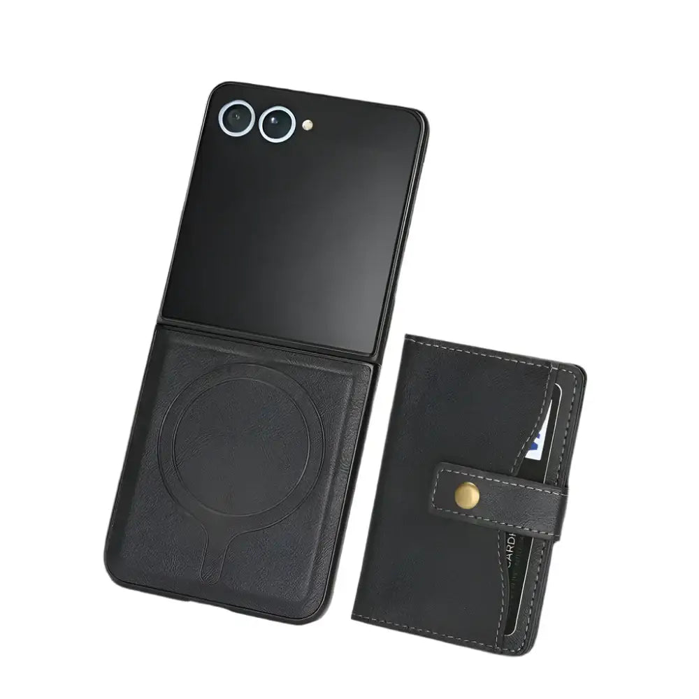 Wallet Leather Case for the Samsung Galaxy Z Flip7 (4 colours available)