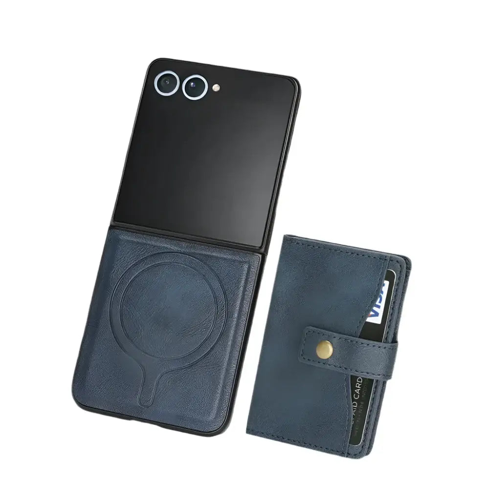 Wallet Leather Case for the Samsung Galaxy Z Flip7 (4 colours available)
