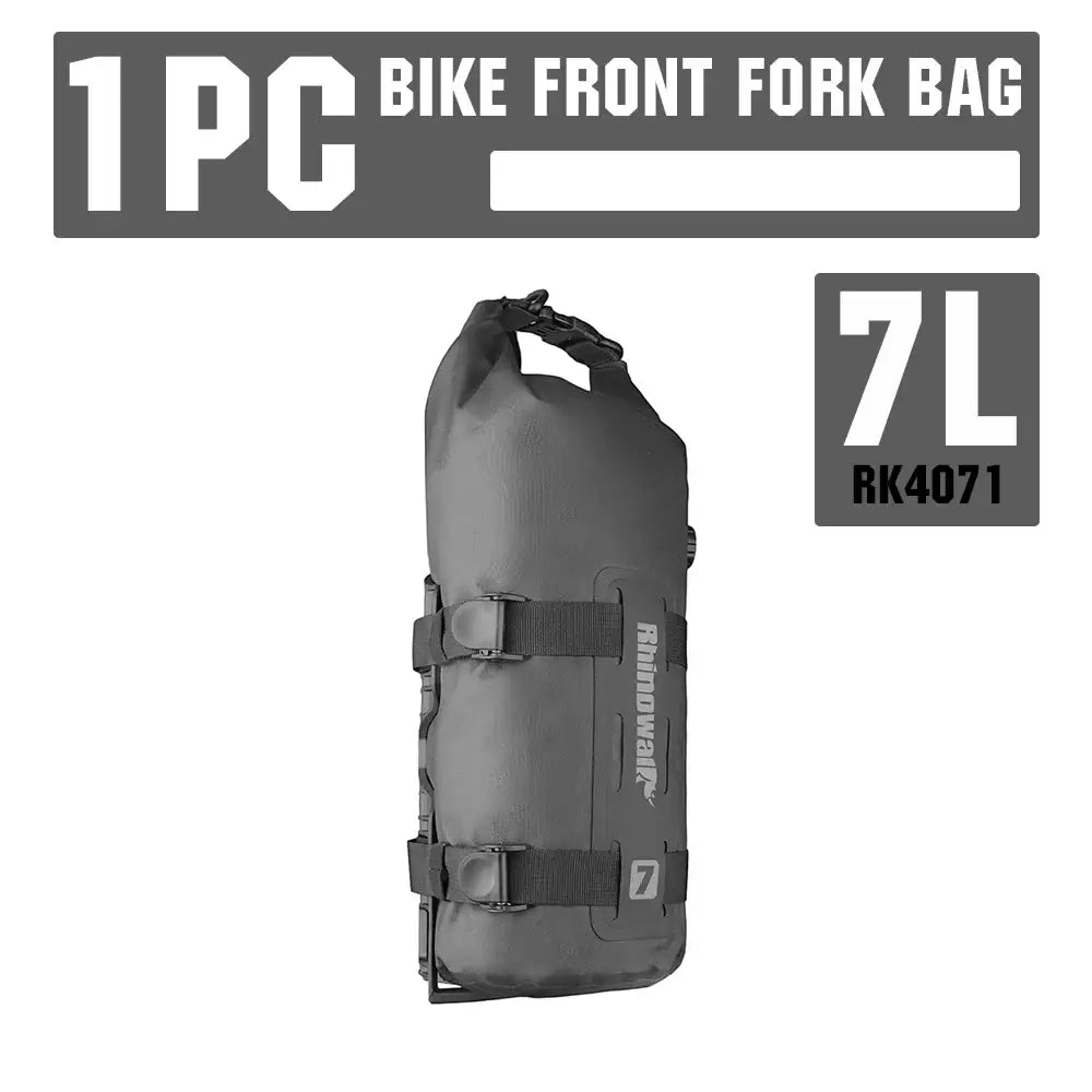 Waterproof Bike Front Fork Bag (4L/7L)