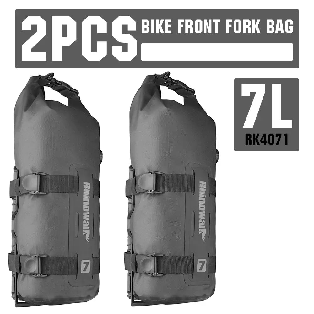 Waterproof Bike Front Fork Bag (4L/7L)