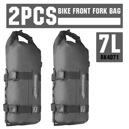 Waterproof Bike Front Fork Bag (4L/7L)