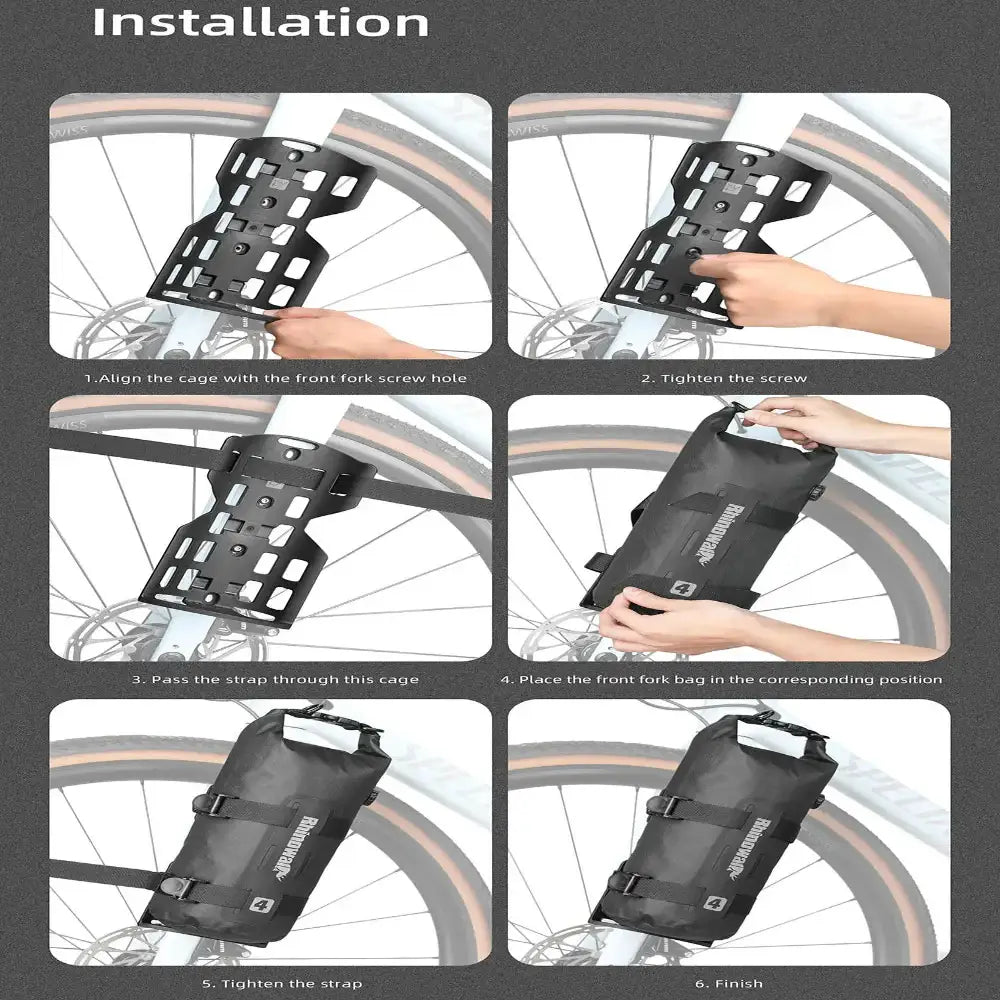 Waterproof Bike Front Fork Bag (4L/7L)
