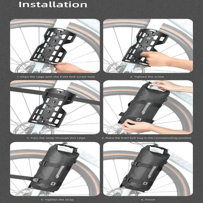 Waterproof Bike Front Fork Bag (4L/7L)