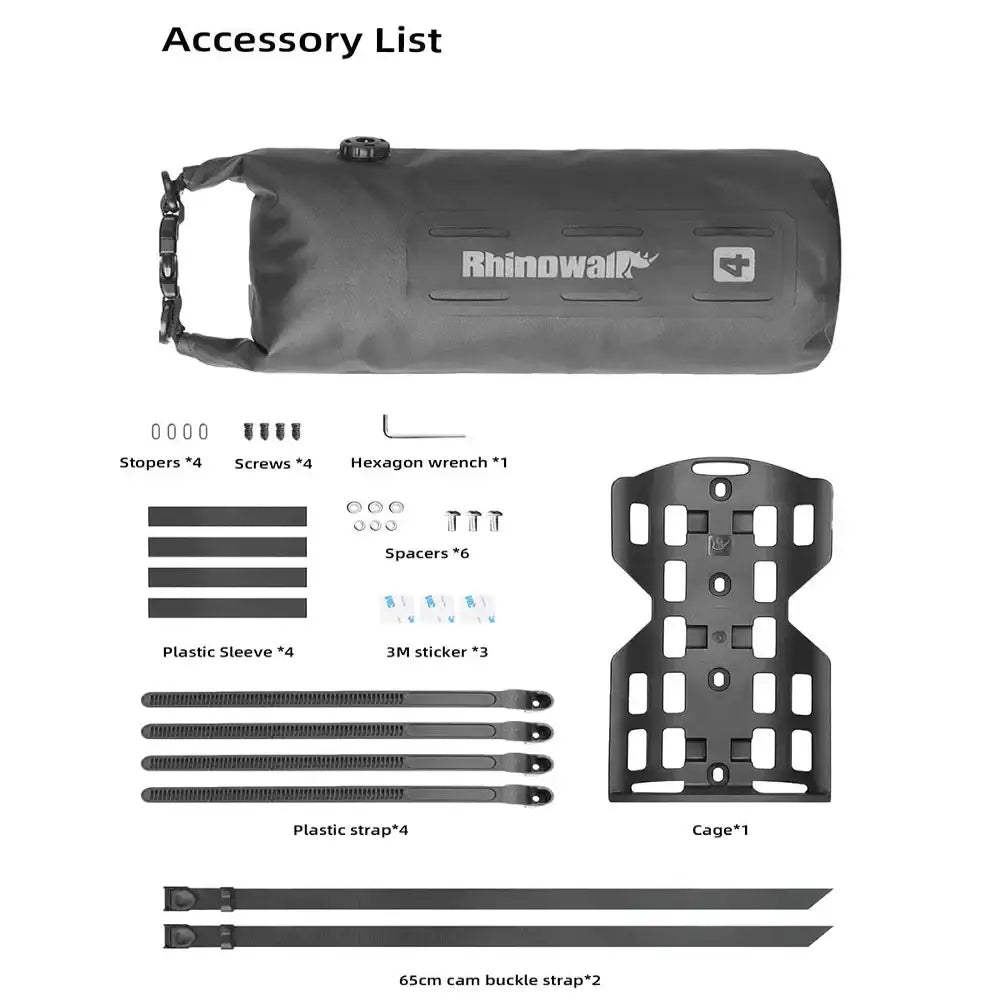 Waterproof Bike Front Fork Bag (4L/7L)