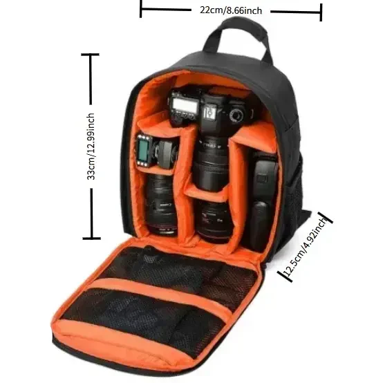 Waterproof Multi-Functional Camera Backpack for DSLR & Sony Digital Cameras