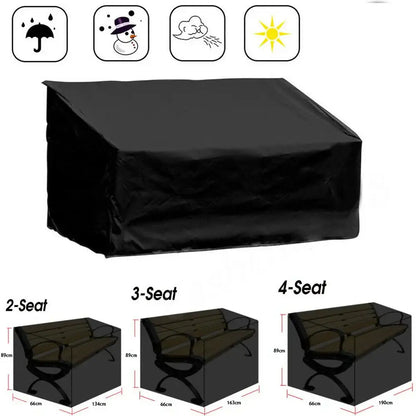 Waterproof Outdoor Bench Cover – Dustproof, UV-Resistant (3 sizes available)