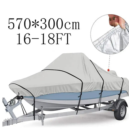 Waterproof Oxford Fabric Boat Cover (11–22FT)