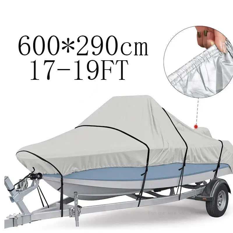 Waterproof Oxford Fabric Boat Cover (11–22FT)