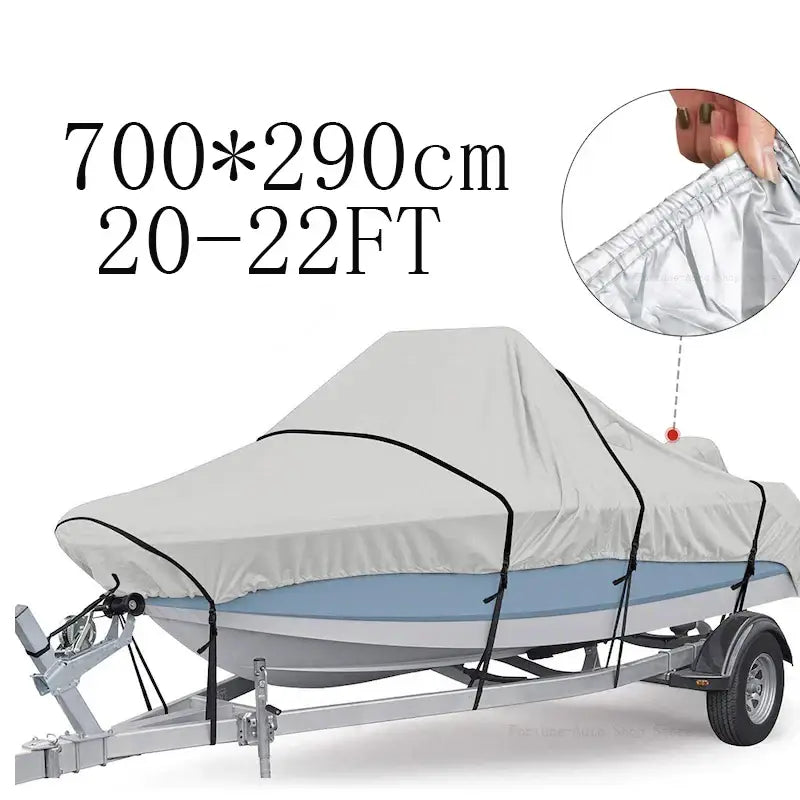 Waterproof Oxford Fabric Boat Cover (11–22FT)