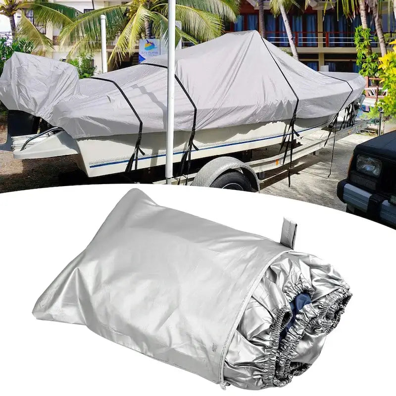 Waterproof Oxford Fabric Boat Cover (11–22FT)