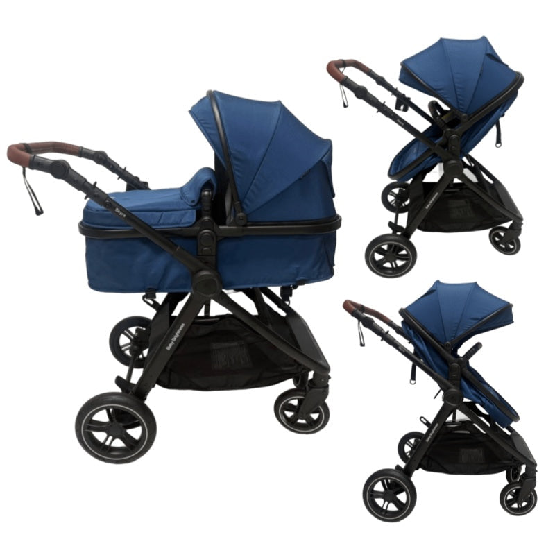 Pre-order Skyra 2-in-1 Newborn Pram & Bassinet Stroller（Blue）