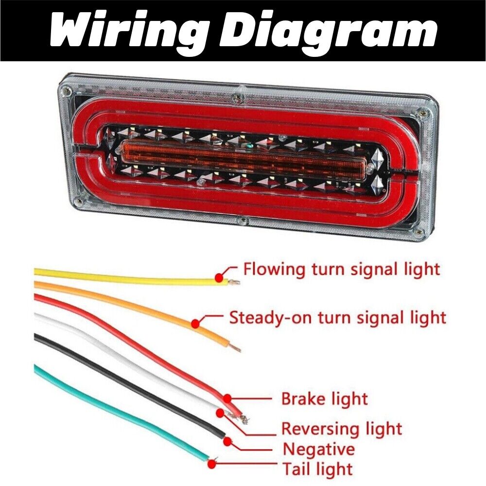 24V LED Tail Lights Trailer Lights