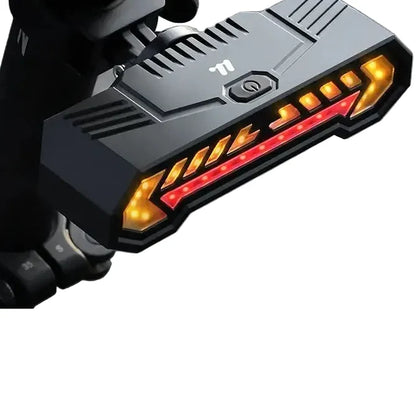 Wireless Turn Signal Bike Tail Light with Projection, 6 Modes (Rechargeable & Waterproof)