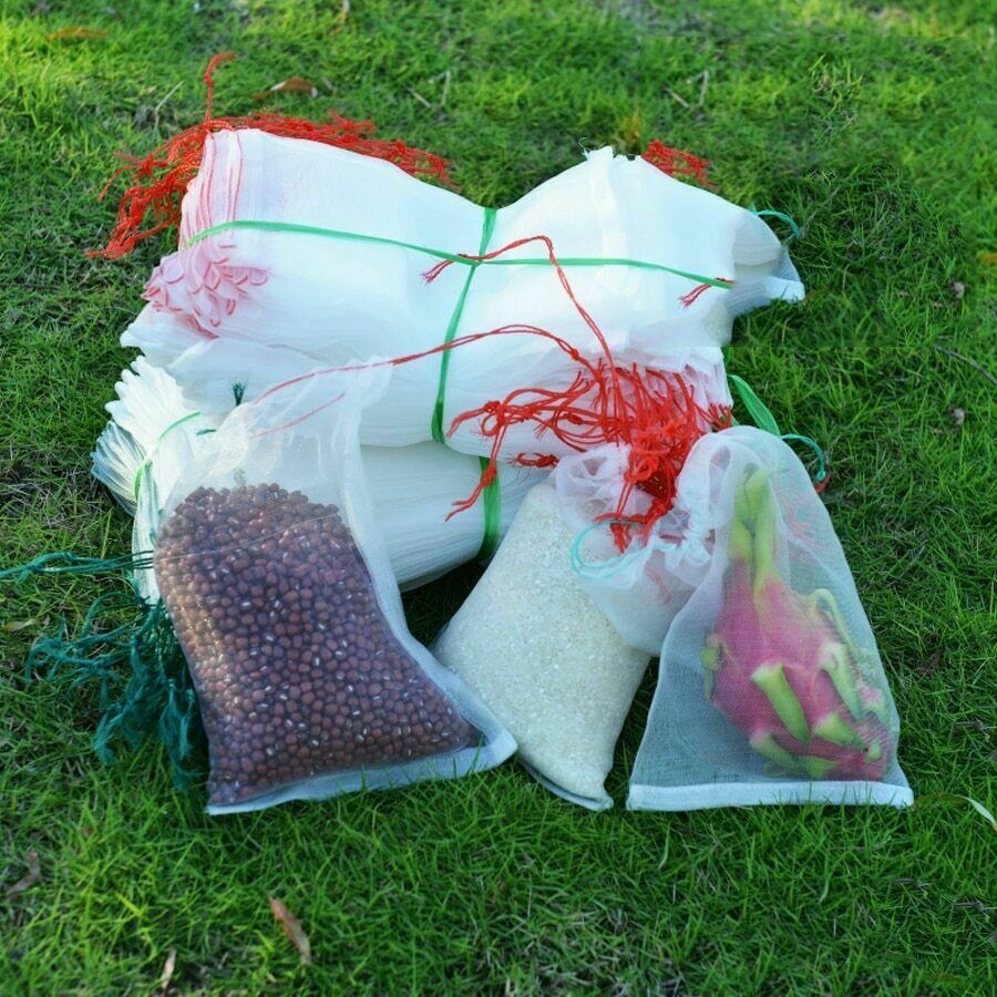 100PCS 35x25cm Agriculture Garden Fruit Vegetable Protection Net Bags