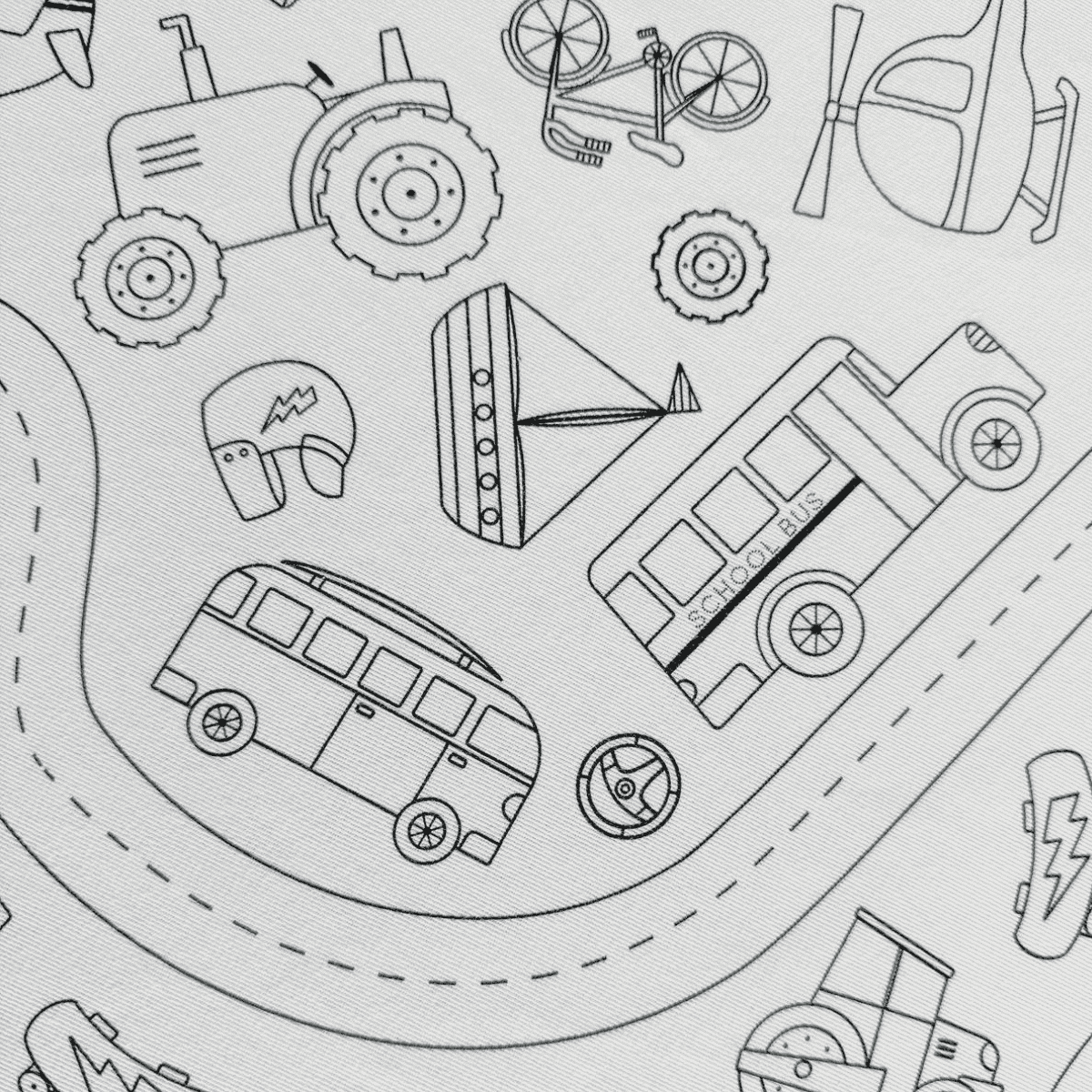 Colour Me Kids - Washable Colouring In Tablecloth Set