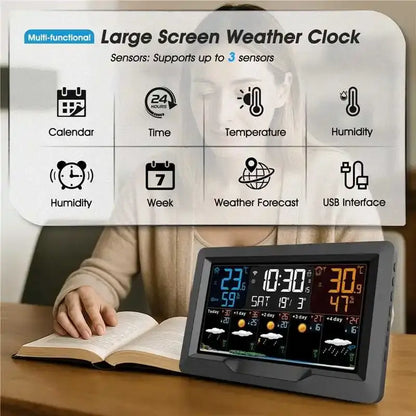 Wi-Fi 4-in-1 Weather Station with TUYA App & Date Display