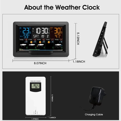 Wi-Fi 4-in-1 Weather Station with TUYA App & Date Display