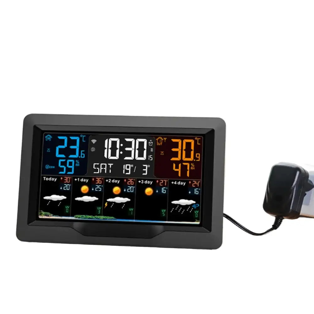 Wi-Fi 4-in-1 Weather Station with TUYA App & Date Display