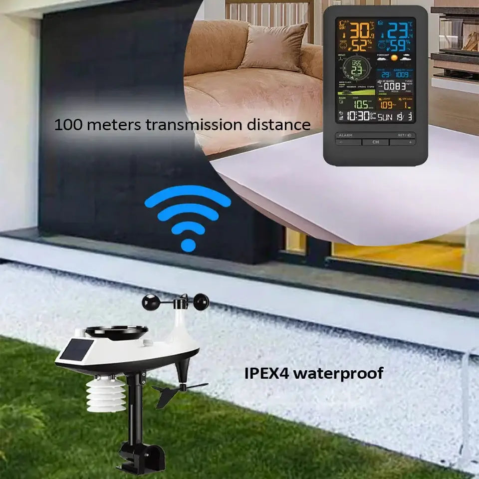 WiFi Smart Weather Station with Temperature & Humidity Sensor