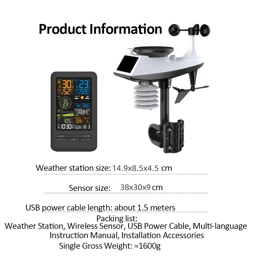 WiFi Smart Weather Station with Temperature & Humidity Sensor