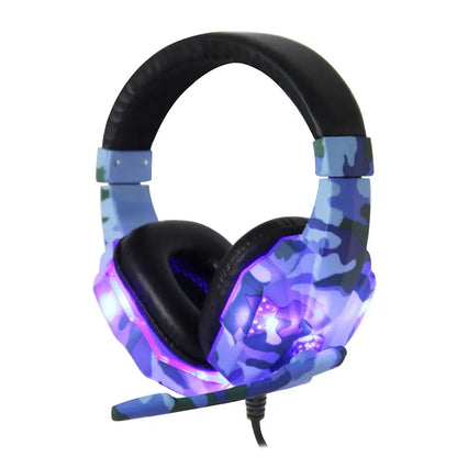 Wired Gaming Headset with Mic & LED (2 colours available)