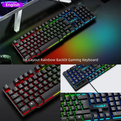 Wired Keyboard & Mouse Set