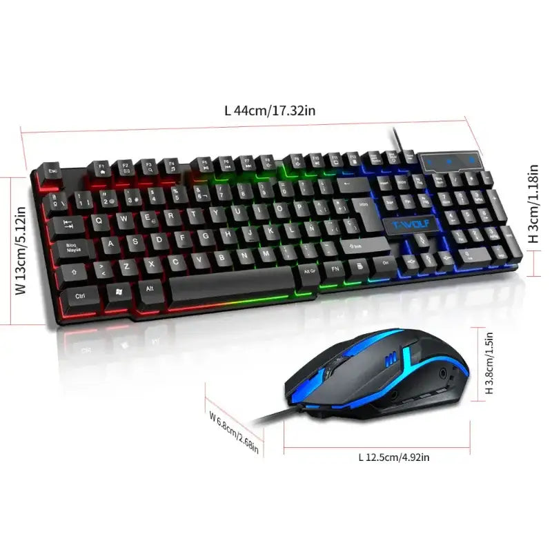 Wired Keyboard & Mouse Set