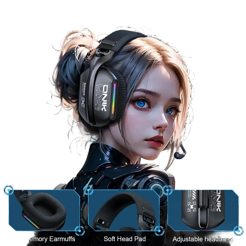 Wireless Gaming Headset – RGB