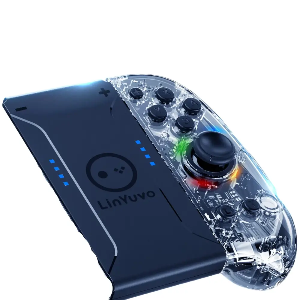 Wireless Joypad – 8-Color LED, Turbo, Vibration