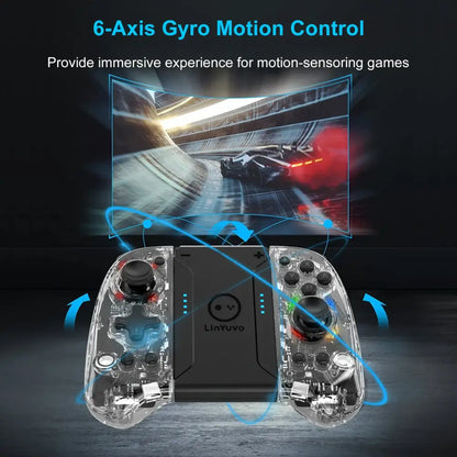 Wireless Joypad – 8-Color LED, Turbo, Vibration