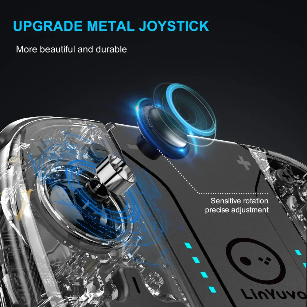 Wireless Joypad – 8-Color LED, Turbo, Vibration