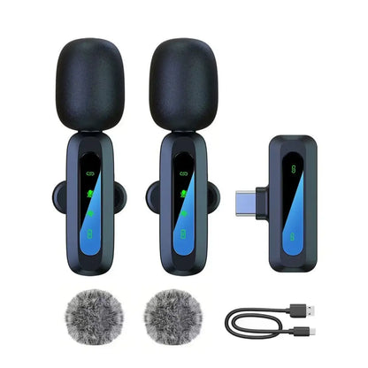 Wireless Lavalier Mic for iPhone, Android & PC (available in different sets)