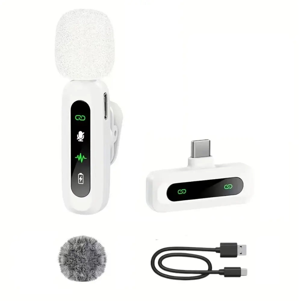 Wireless Lavalier Mic for iPhone, Android & PC (available in different sets)