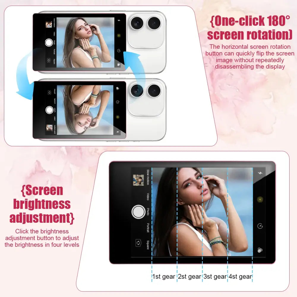 Wireless Selfie Monitor Screen for iPhone & Android