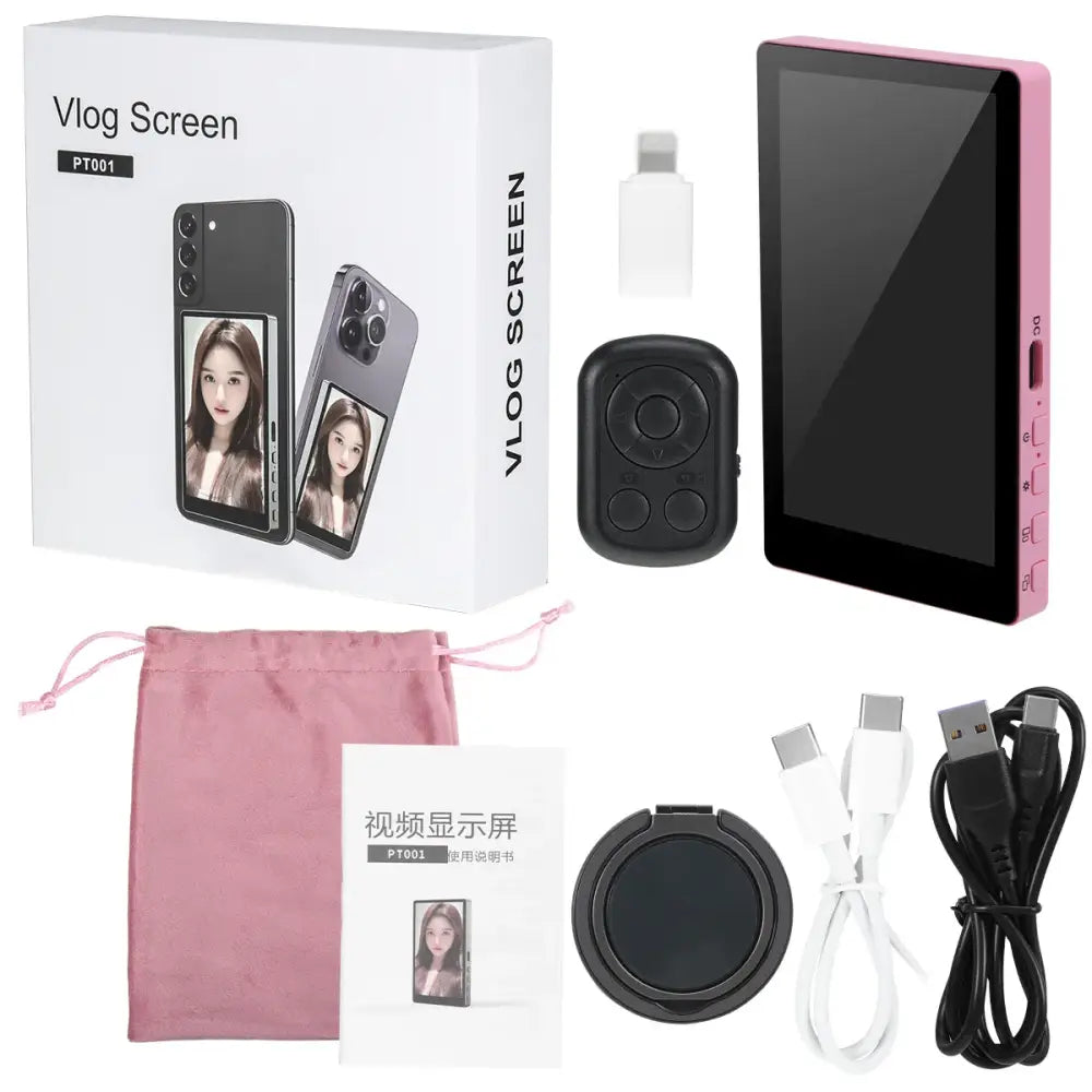 Wireless Selfie Monitor Screen for iPhone & Android