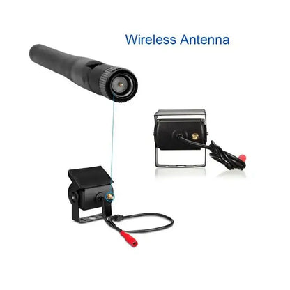 Wireless Reverse Camera Kit – 7" Monitor for Trucks, Buses & RVs with IR Night Vision