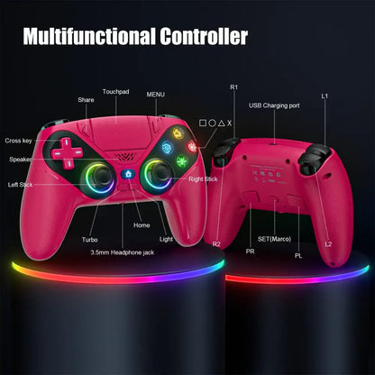 Wireless RGB Controller for PS5/PS5 Pro/PC (4 colours available)