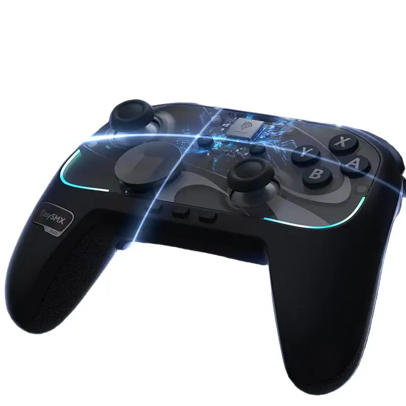 Wireless RGB Gamepad – Switch 2/PC/Phone/TV, NFC, Gyro (available in Black & White)