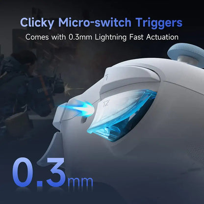 Wireless RGB Gamepad – Switch 2/PC/Phone/TV, NFC, Gyro (available in Black & White)