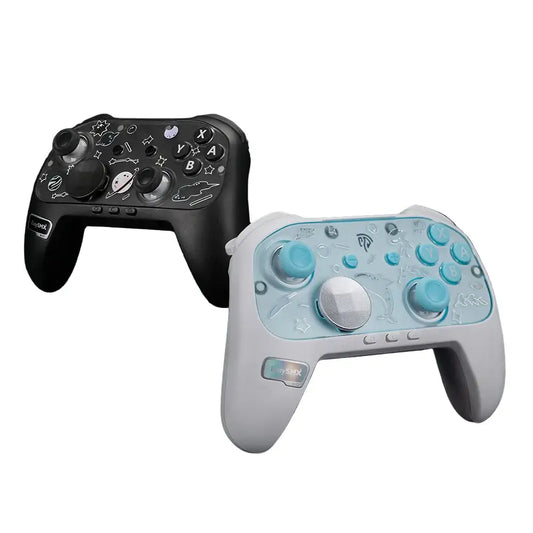 Wireless RGB Gamepad – Switch 2/PC/Phone/TV, NFC, Gyro (available in Black & White)